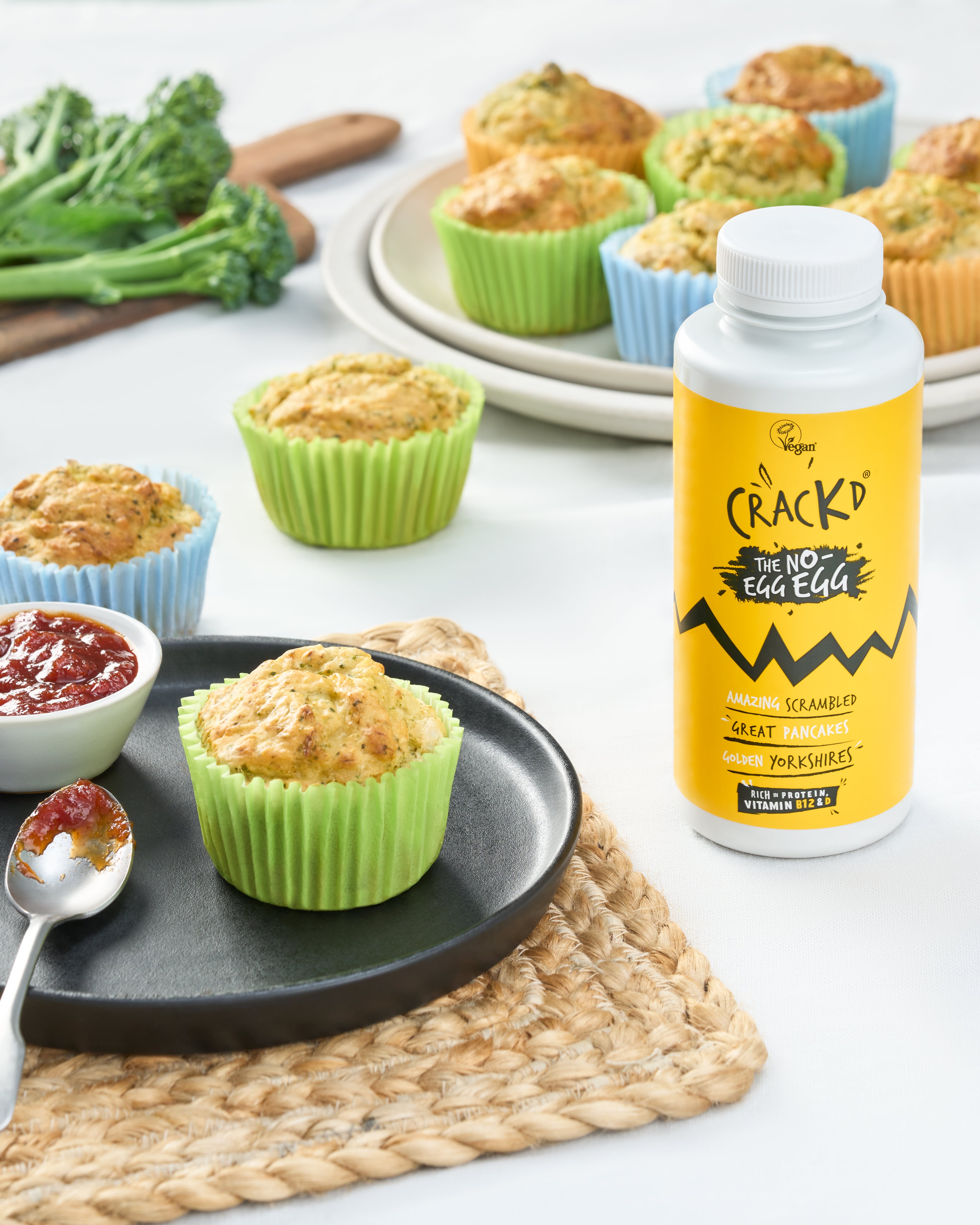 Cheese and Broccoli Muffins